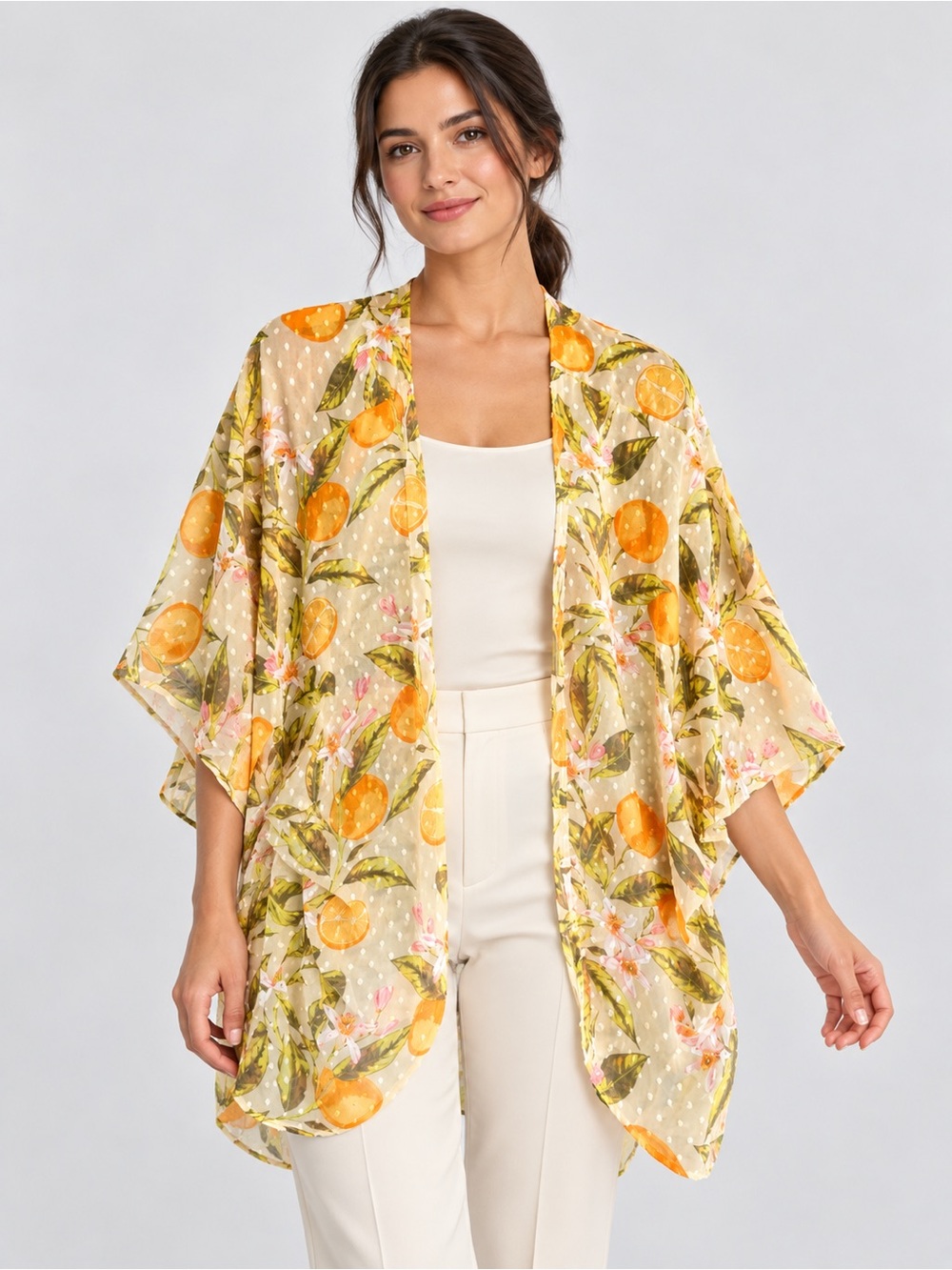 🎉5 for $45🎉 open top kimono one size S,M,L